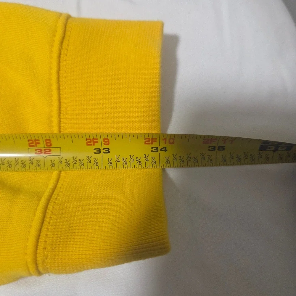 Nike Mens NBA Los Angeles Lakers Hoodie Yellow Pullover Graphic Fleece Large